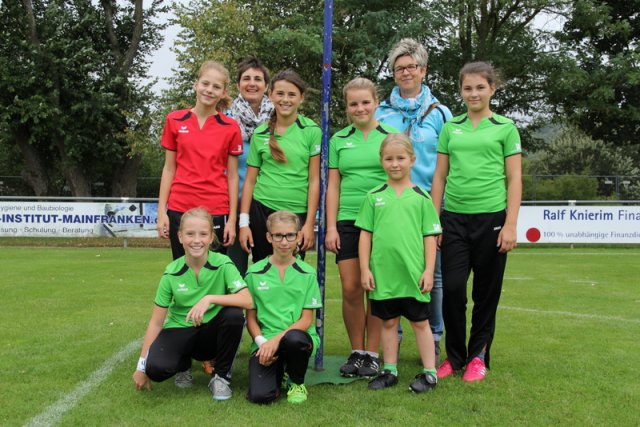 Die Mannschaften des Bezirksschülertreffens 2016 in Massbach